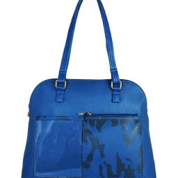 Baggit Blue Printed Large Bowling Bag-picture-14