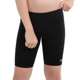 Speedo Kids Black Solid Jammer-image-86