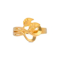 C. Krishniah Chetty Group 22k Nature’s Embrace Gold Ring for Women-picture-11