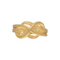 C. Krishniah Chetty Group 22k Gold Infinity Knot Ring for Women-picture-46
