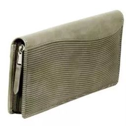 Wave Cheque Book Holder for 50 Cheque Leaf/10 Cards/Currency Grey-image-98