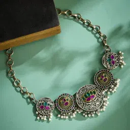 Fabindia Metal Short Necklace-picture-18