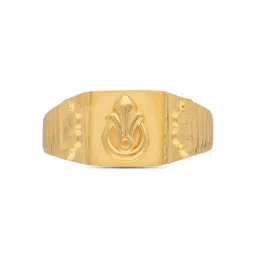 C. Krishniah Chetty Group 22k Bold Gold Ring for Women-picture-35