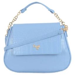 Baggit Blue Textured Small Cross Body Bag-47