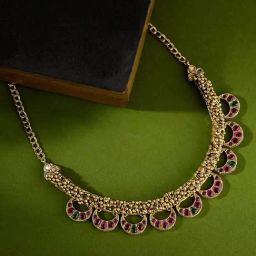 Fabindia Metal Short Necklace-image-4