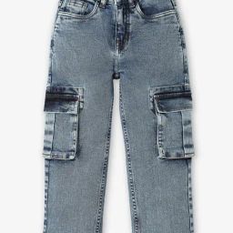 Ed-a-Mamma Kids Blue Solid Jeans-picture-14
