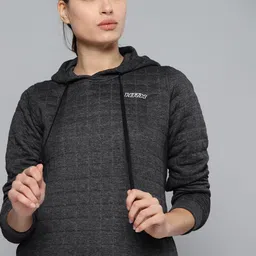 HRX By Hrithik Roshan Lifestyle Women Anthra Melange Rapid-Dry Sweatshirt-image-51