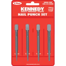 Kennedy Square Head Nail Punch (Set of 4 Piece)-16
