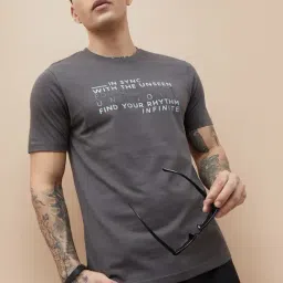 Bossini Grey Relaxed Fit Printed T-Shirt-picture-18