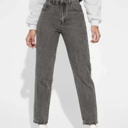 Kotty Grey High Rise Jeans-image-53