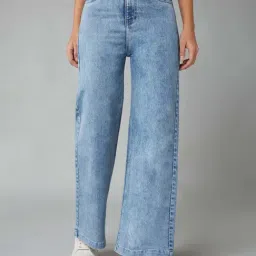 Dolce Crudo Blue Flared Fit Jeans-picture-31