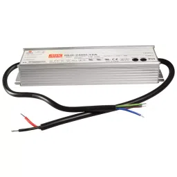 Mean Well Led Driver, AC-DC, Cc, 16A, 12V, HLG-240H-12A-12