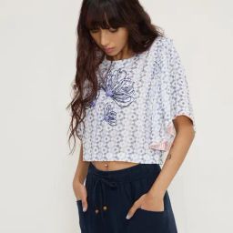 Bombay Paisley by Westside White Printed Top-image-61