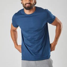 Domyos by Decathlon Inkpot Blue Slim Fit Sports T-Shirt-image-35