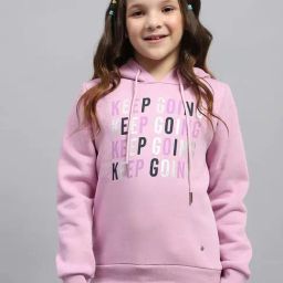 Monte Carlo Girls Pink Printed Full Sleeves Sweatshirts & Hoodies-picture-39