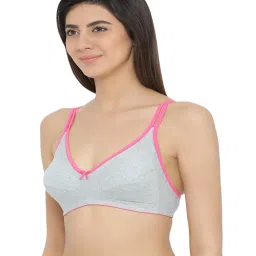 Clovia Grey Non-Wired Non-Padded Full Coverage Bra image 3