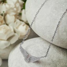 Silberry 92.5 Sterling Silver Fly High Necklace-image-19