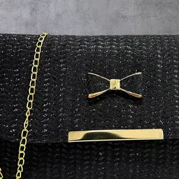 SKORPIO Embellished PU Swagger Sling Bag With Cut Work image 5