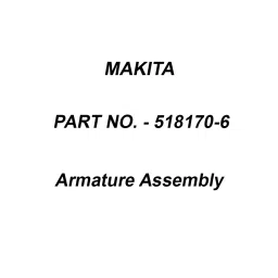 Makita 115 V Armature Assembly for HP1630, Part No 518170-6-picture-39