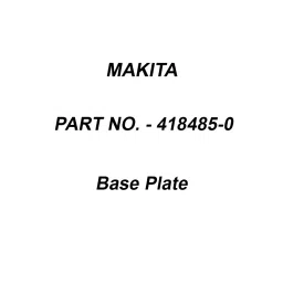 Makita Base Plate Suitable For MT360, Part No 418485-0-image-51