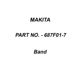 Makita Band Suitable For DCU603, Part No 687F01-7-picture-36