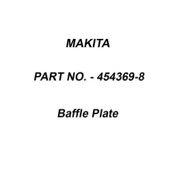 Makita Baffle Plate Suitable For MT40, Part No 454369-8-picture-1