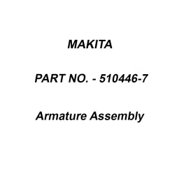 Makita 115 V Armature Assembly, Part No 510446-7-picture-42