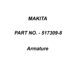 Makita 240 V Armature for 9526NB, Part No 517309-8-picture-25