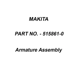 Makita 115 V Armature Assembly for MT401, Part No 515861-0-picture-19