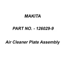 Makita Air Cleaner Plate Assembly Suitable For EH5000W, Part No 126029-9-picture-18