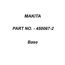 Makita Base Suitable For BO4555, Part No 450067-2-picture-17