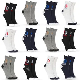 BAESD Unisex Pack Of 12 Patterned Ankle Length Socks-3