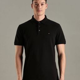 Tommy Hilfiger U.S Collection Slim Fit Polo Collar Cotton T-shirt-image-13
