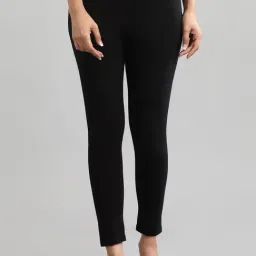 Aurelia Black Regular Fit Leggings-image-86