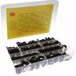 RS PRO Cable Grommet Kit for 3-19 mm Black PVC, 6664584-picture-24