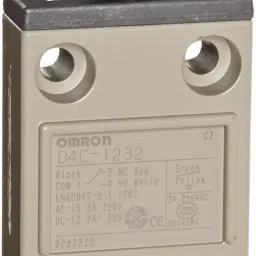 Omron D4C-1232 (Inrush Current NC: 20 A, NO: 10 A Operating Force 17.65 N) General Purpose Vertical-35