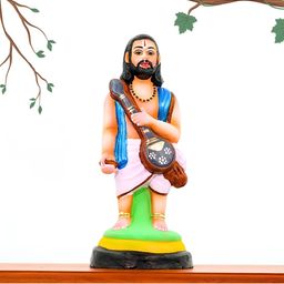 PujaNPujar Green & Blue Kanaka Dasa Clay Golu DollShowpieces-image-32