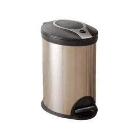 Bathla Pedal Step Dustbin Silver & Black Stainless Steel 5 L-image-37
