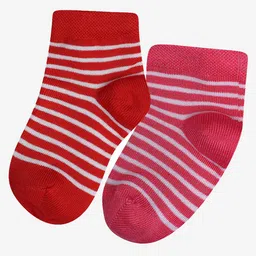 Bodycare Pack Of 2 Girls Patterned Ankle Length Socks-image-20