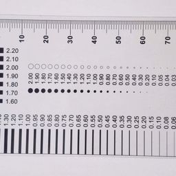 High-Precision Polyester Size Estimation Chart SEC Scratch Measure Defect Compare Stain Test Film Dot Gauge Spot Meter (2220d) image 1