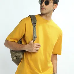NOBERO Drop-Shoulder Sleeves Oversized Cotton T-shirt-image-102