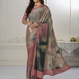 JIVORA Geometric Printed Mysore Silk Saree-image-82