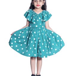 Wow Princess Polka Dot Crepe A-Line Dress-image-58