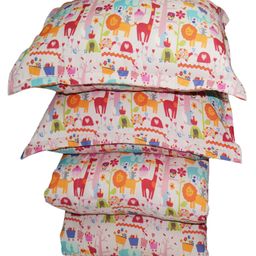Oscar home Giraffe Three Piece Teen Quilt Bedding Set with Two Matching Pillow Covers - Multicolour-picture-24