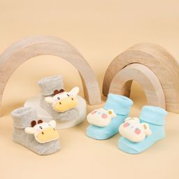 Kicks & Crawl Pack Of 2Little Animal Friends - Grey & Blue-image-44