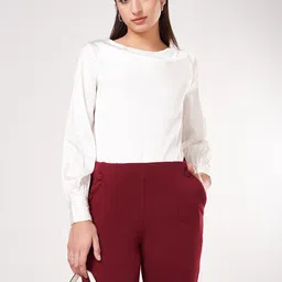 Annabelle by Pantaloons Women Round Neck Regular Top-21