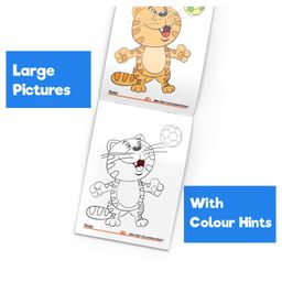 pinwheel books Mini Colouring Books, First, Simple, Set of 8 Books - English image 2