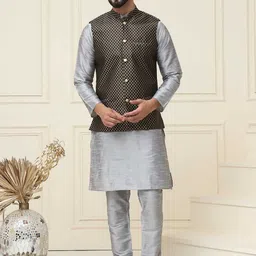 SOJANYA Men Regular Kurta with Churidar-picture-25
