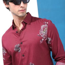 HIGHLANDER Men Printed Slim Fit Shirt-picture-31