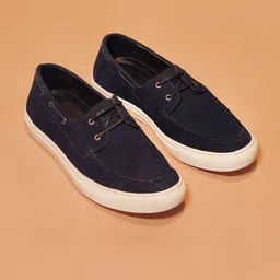 dmodot Men Colourblocked Leather Sneakers-picture-14